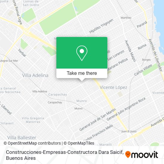 Mapa de Construcciones-Empresas-Constructora Dara Saicif