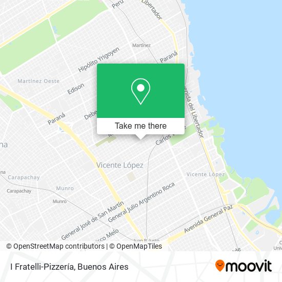 I Fratelli-Pizzería map