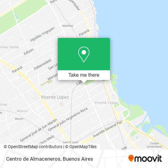 Mapa de Centro de Almaceneros