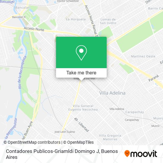 Contadores Publicos-Griamldi Domingo J map