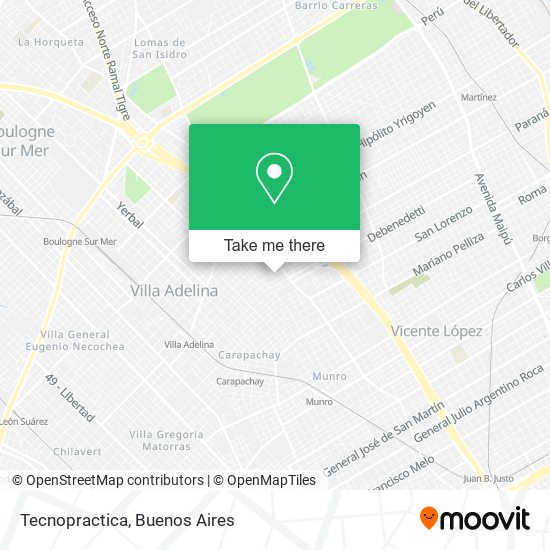 Tecnopractica map