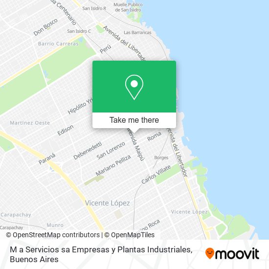 Mapa de M a Servicios sa Empresas y Plantas Industriales