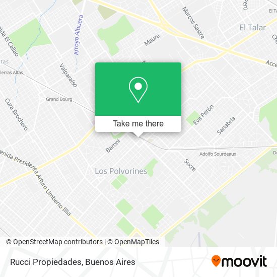 Rucci Propiedades map