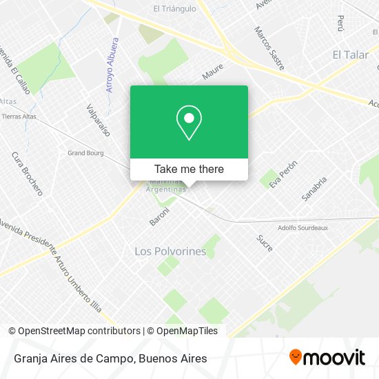 Granja Aires de Campo map