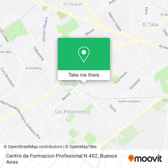 Centro de Formacion Profesional N 402 map