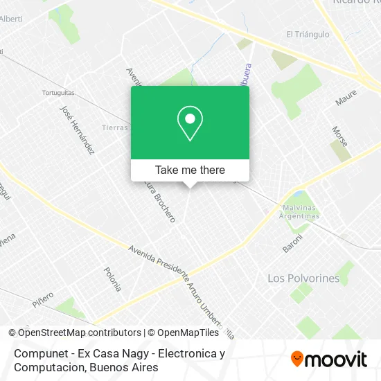 Mapa de Compunet - Ex Casa Nagy - Electronica y Computacion