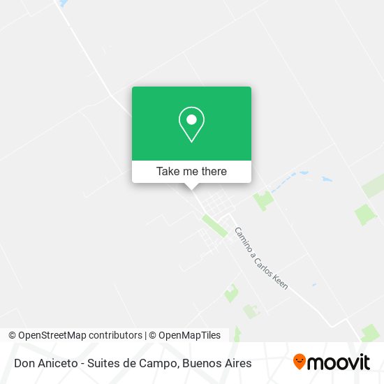 Mapa de Don Aniceto - Suites de Campo