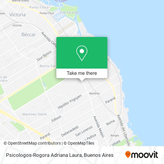 Psicologos-Rogora Adriana Laura map