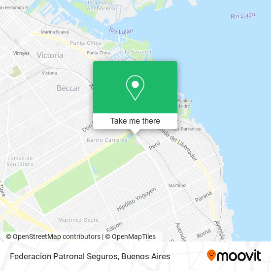 Mapa de Federacion Patronal Seguros
