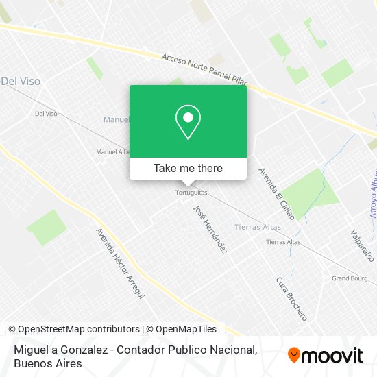 Miguel a Gonzalez - Contador Publico Nacional map