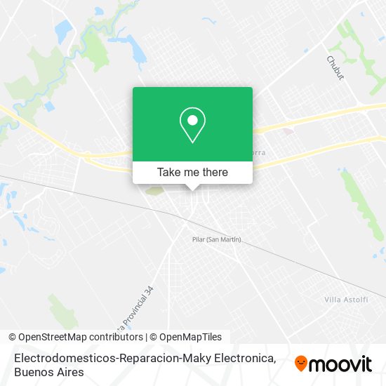 Electrodomesticos-Reparacion-Maky Electronica map