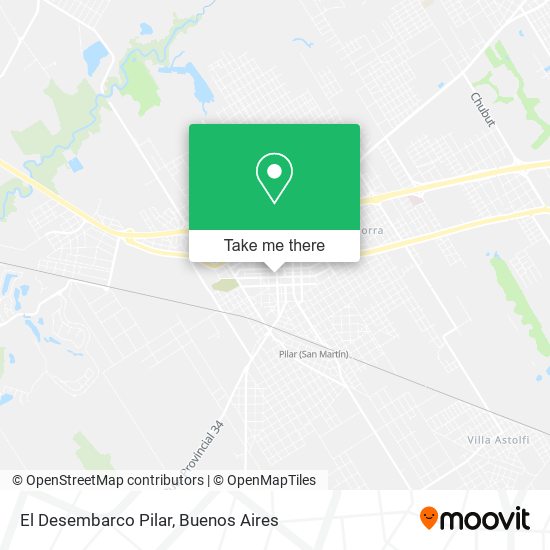 El Desembarco Pilar map