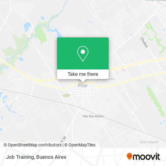 Job Training map