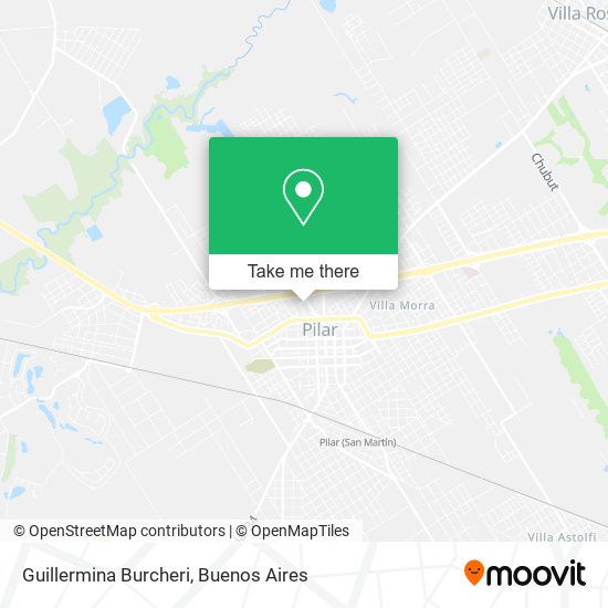 Mapa de Guillermina Burcheri