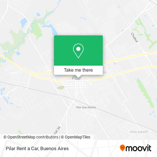 Pilar Rent a Car map