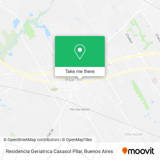 Residencia Geriatrica Casasol Pilar map