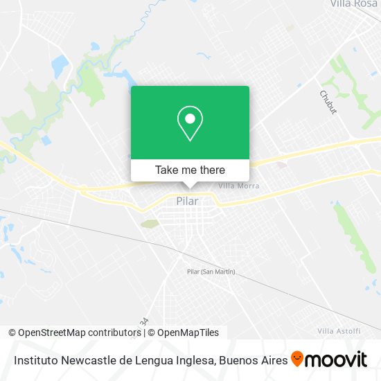 Mapa de Instituto Newcastle de Lengua Inglesa