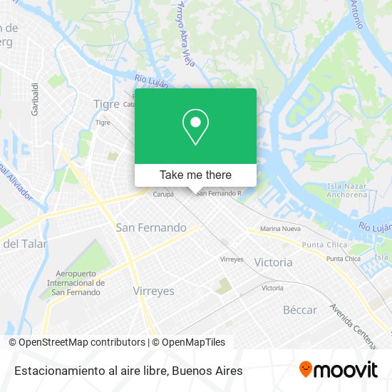 Mapa de Estacionamiento al aire libre