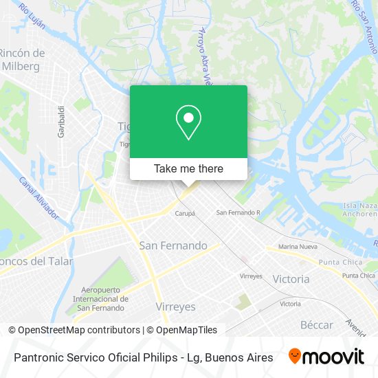 Pantronic Servico Oficial Philips - Lg map