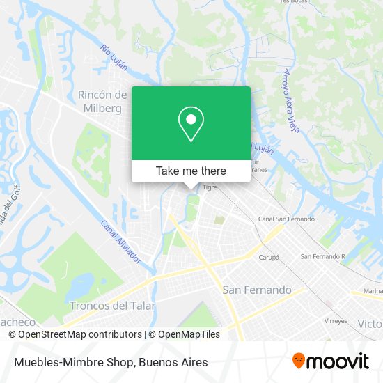 Muebles-Mimbre Shop map