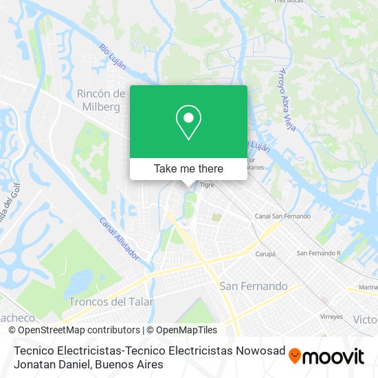 Tecnico Electricistas-Tecnico Electricistas Nowosad Jonatan Daniel map