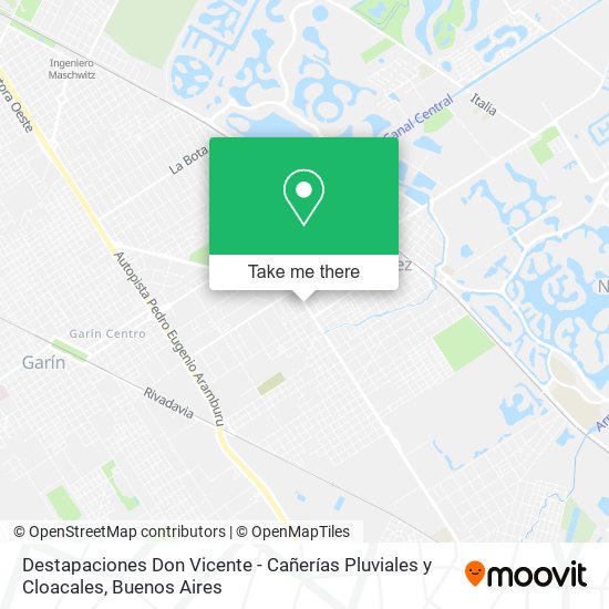 Mapa de Destapaciones Don Vicente - Cañerías Pluviales y Cloacales