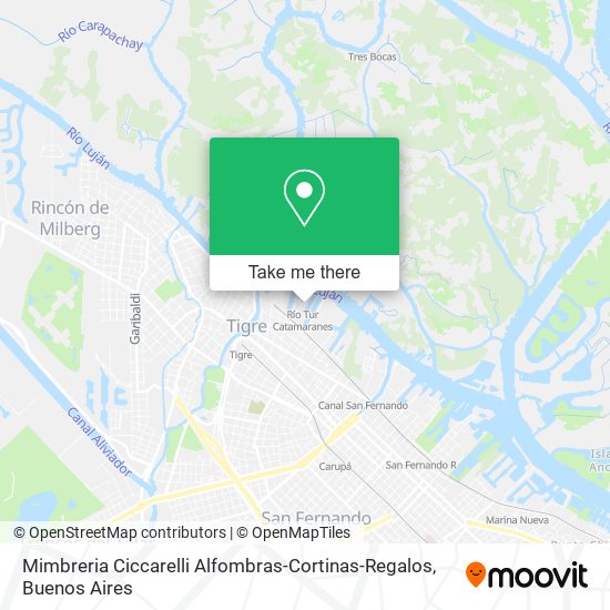 Mimbreria Ciccarelli Alfombras-Cortinas-Regalos map