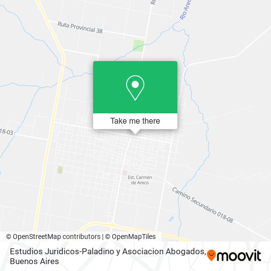 Estudios Juridicos-Paladino y Asociacion Abogados map