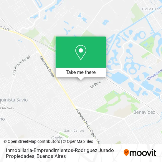 Mapa de Inmobiliaria-Emprendimientos-Rodriguez Jurado Propiedades