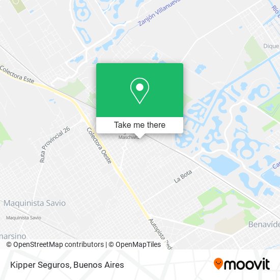 Kipper Seguros map