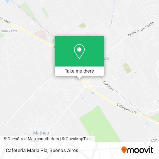 Cafeteria Maria Pia map