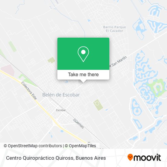 Centro Quiropráctico Quiross map