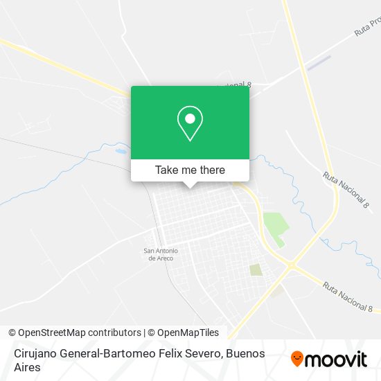 Cirujano General-Bartomeo Felix Severo map