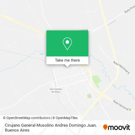 Mapa de Cirujano General-Musolino Andres Domingo Juan