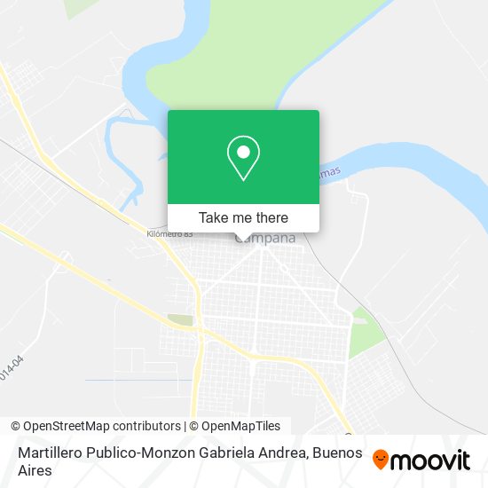 Martillero Publico-Monzon Gabriela Andrea map