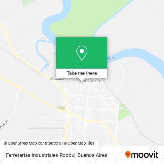 Mapa de Ferreterias Industriales-Rodbul