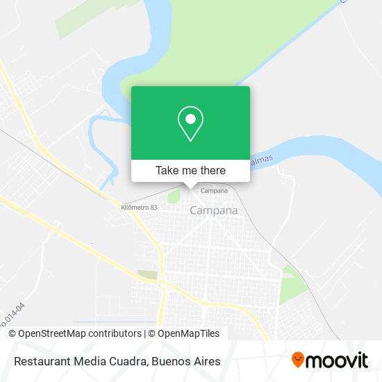 Mapa de Restaurant Media Cuadra