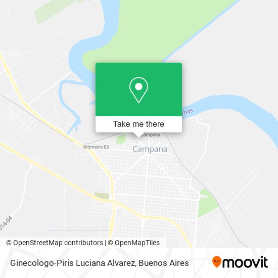 Ginecologo-Piris Luciana Alvarez map