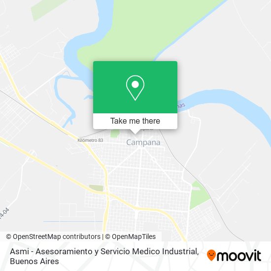 Asmi - Asesoramiento y Servicio Medico Industrial map