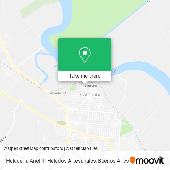 Heladeria Ariel III Helados Artesanales map