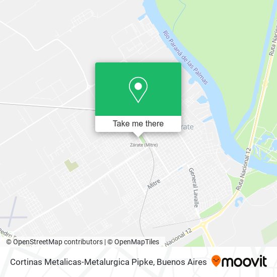 Mapa de Cortinas Metalicas-Metalurgica Pipke