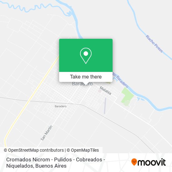 Cromados Nicrom - Pulidos - Cobreados - Niquelados map