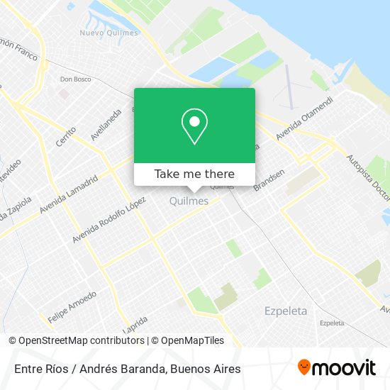 Mapa de Entre Ríos / Andrés Baranda