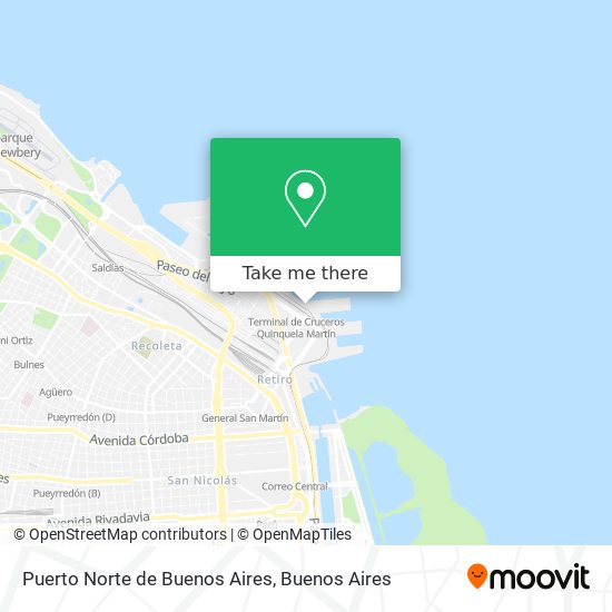 Puerto Norte de Buenos Aires map
