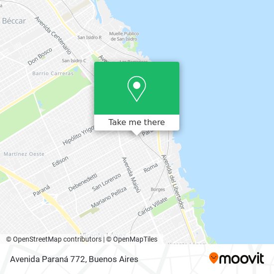 Mapa de Avenida Paraná 772