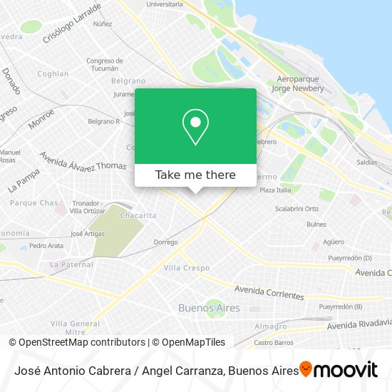 Mapa de José Antonio Cabrera / Angel Carranza