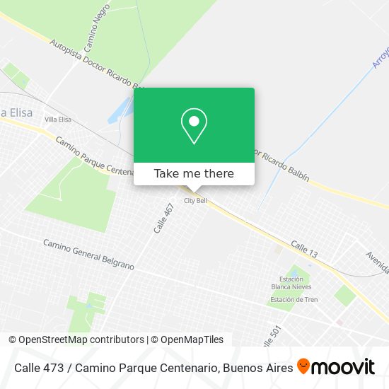 Calle 473 / Camino Parque Centenario map