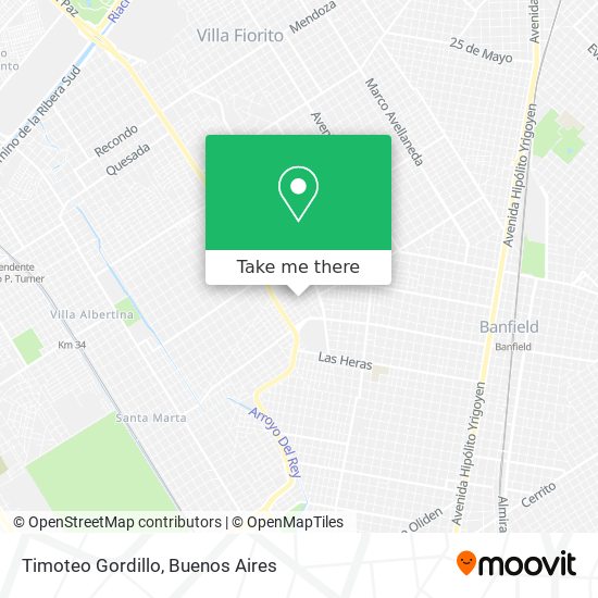 Mapa de Timoteo Gordillo
