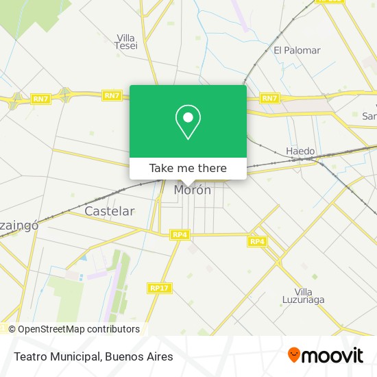 Mapa de Teatro Municipal