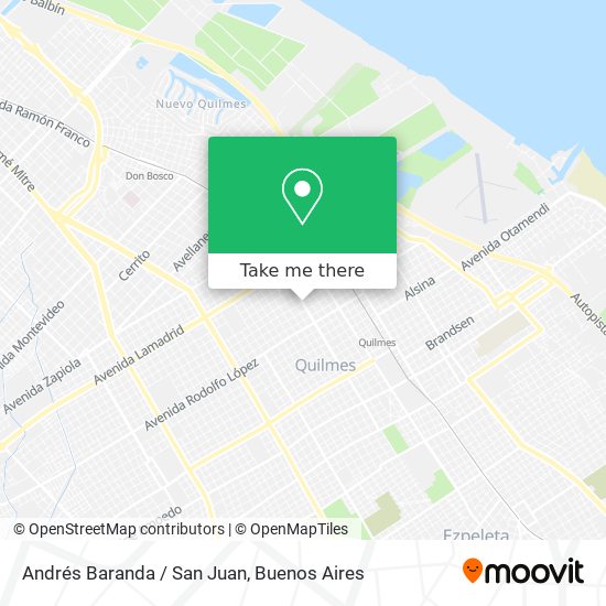 Andrés Baranda / San Juan map